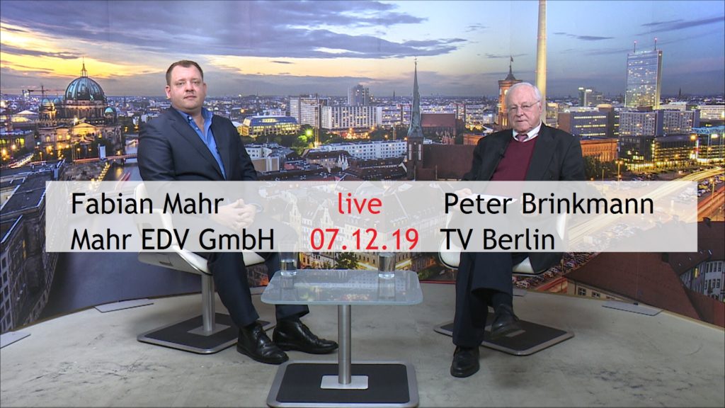 Fabian Mahr und Peter Brinkmann im Live Gespräch